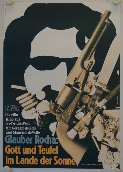 Gott und der Teufel im Lande der Sonne originales deutsches Filmplakat